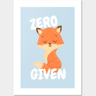 Zero Fox Given Posters and Art